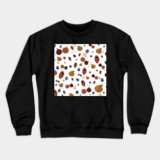 Fruit pattern (white) Crewneck Sweatshirt